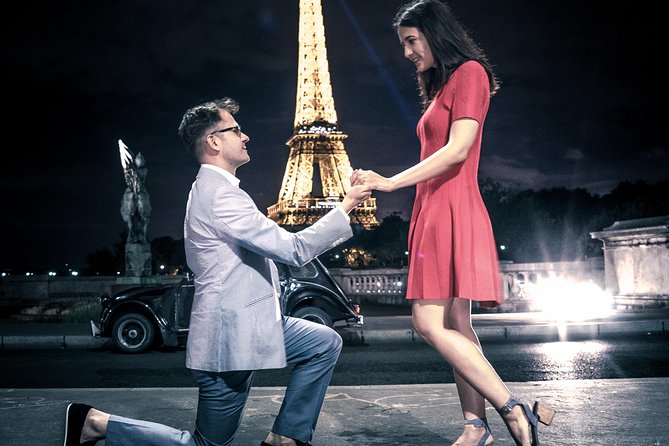 Paris by Night - Royal square to the Champs-Élysées: Napoleon, Egyptian obelisk, Arc views