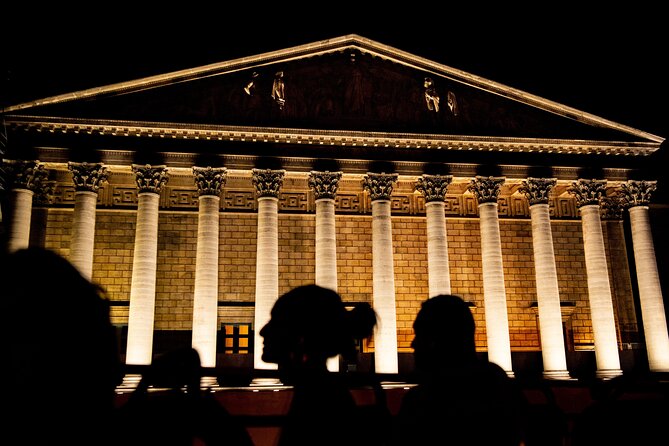 Paris by Night Tootbus Tour - Champs-Élysées and the monumental sweep toward Arc de Triomphe