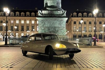 Paris by Night Tour in a Vintage Open-Top French Car Citroën DS - Arc de Triomphe, Les Invalides, and Champs-Élysées in one smooth sweep