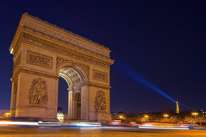 Paris by Night Tour in a Vintage Open-Top French Car Citroën DS - Parliament, the Seine, and a route built for “Paris from above street level”