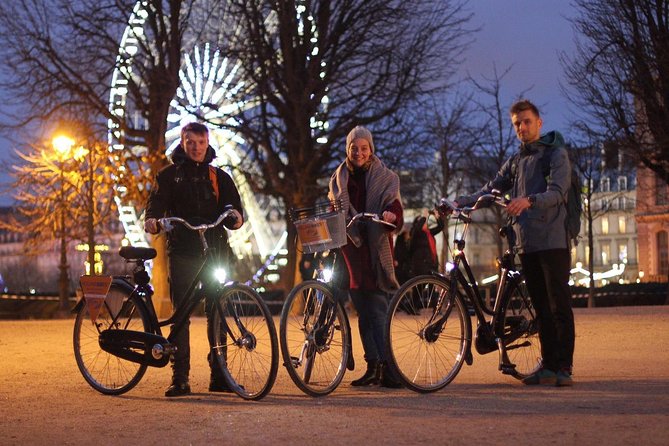 Paris Christmas Guided Bike Tour - Place Vendôme, Rue Saint-Honoré, and Rue Royal at night