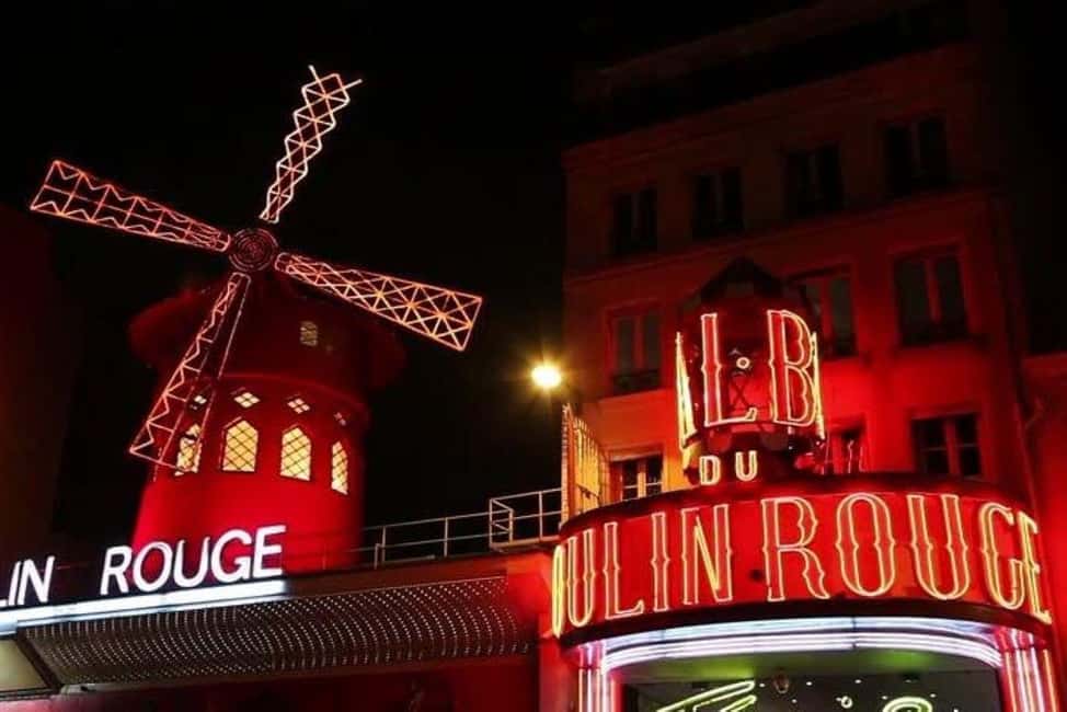 Paris: City By Night Tour - Montmartre After Dark: Sacré-Cœur and Moulin Rouge Energy