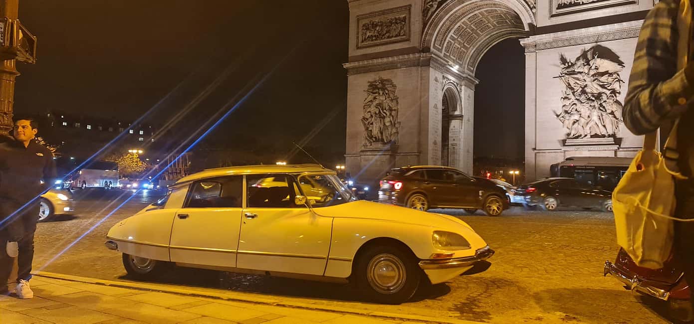 Paris: City Discovery Tour by Vintage Citroën DS Car - Price and value: $188 per group up to 4
