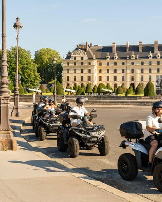 Paris: City Highlights Guided Quad Tour - Safety Briefing and Choosing Gas vs Electric Double Quads