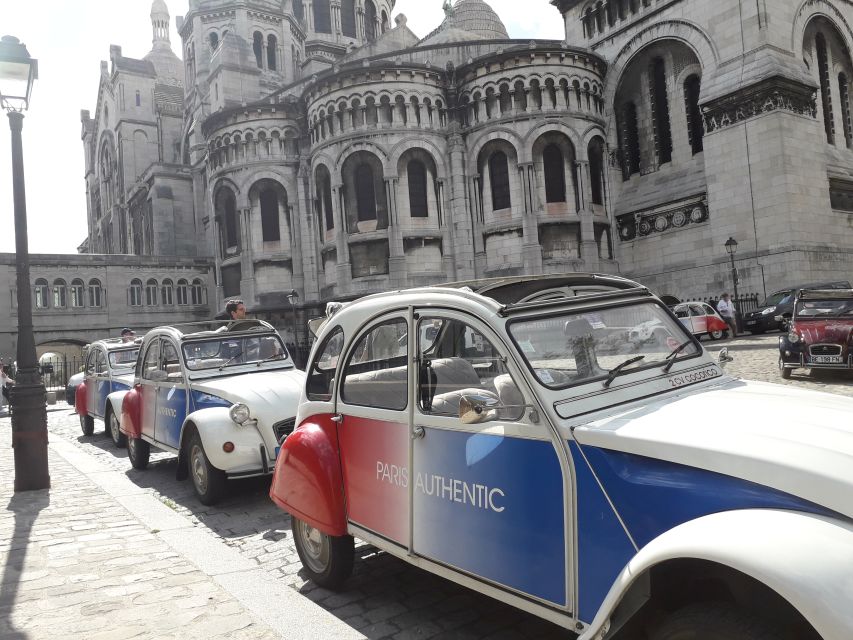 Paris: Classic Sites Tour by Vintage Citroen 2CV - Trocadéro and Tour Eiffel: seeing the tower from the right angles