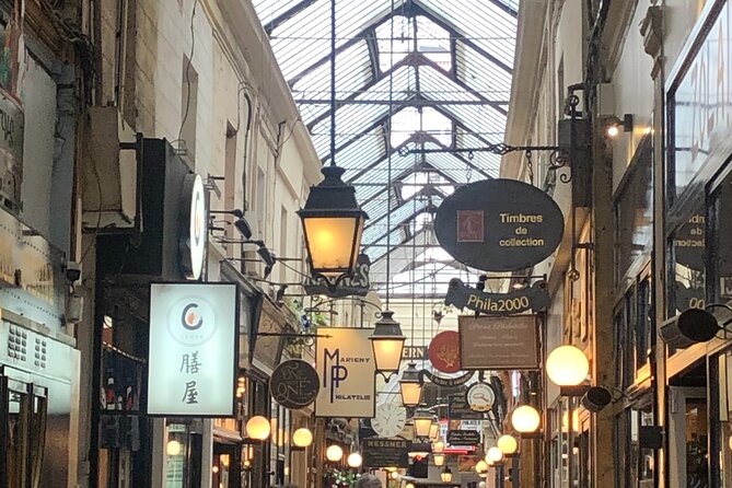 Paris Covered Passages Treasure Hunt — Self-guided Game - Galerie Vivienne: ornate ceilings and golden mosaic clues
