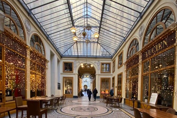 Paris Covered Passages Treasure Hunt — Self-guided Game - Passage Verdeau: start under the glass roof with antique details
