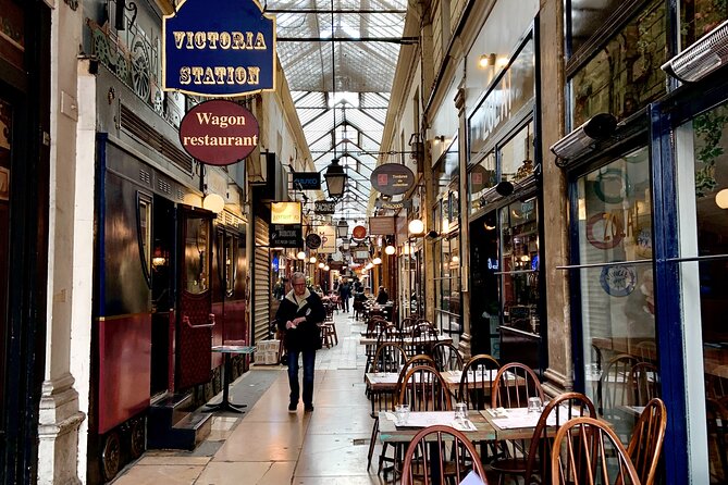 Paris Covered Passages Walking Tour plus Seine Cruise Option - Stop 3: Passage des Panoramas from 1799 to modern dining