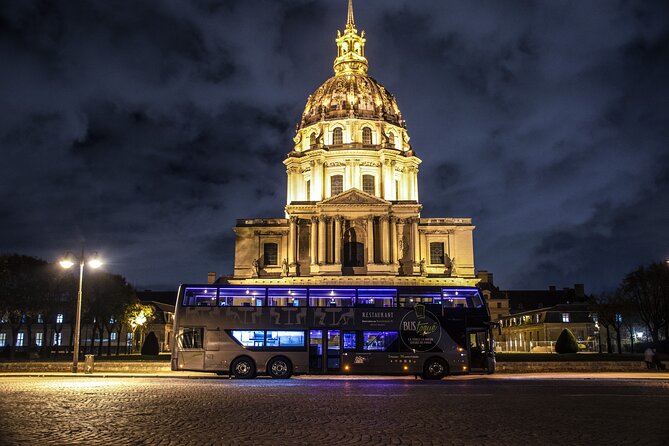 Paris Dinner Bus Toque with Wine Tastings from Champs-Elysees - The sight route: from Place de la Concorde to the Eiffel Tower and back