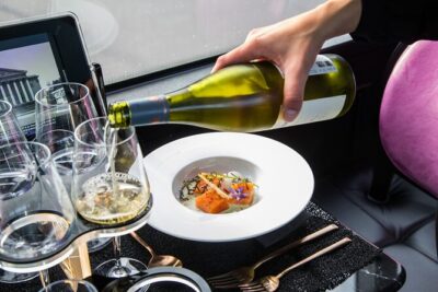 Paris Dinner Bus Toque with Wine Tastings from Champs-Elysees - The 5-course dinner, Champagne, and wine tasting: what’s included and what can cost extra