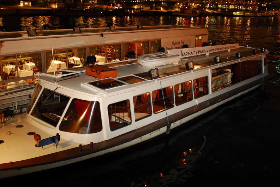 Paris: Dinner Cruise on the Seine and Eiffel Tower 2nd floor - A Seine night is simple: dinner first, views included