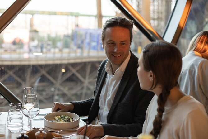Paris Early Evening Dinner at Eiffel Tower's Madame Brasserie - After Dinner on the First Floor: Your Second Eiffel Tower Moment
