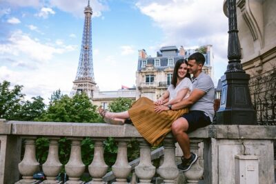 Paris Eiffel Tower Photoshoot Professional Photographer Private - Stop 1: Eiffel Tower portraits that look like you, not a selfie
