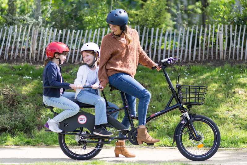 PARIS: Family e-bike longtail renting - Bike details that affect comfort and safety