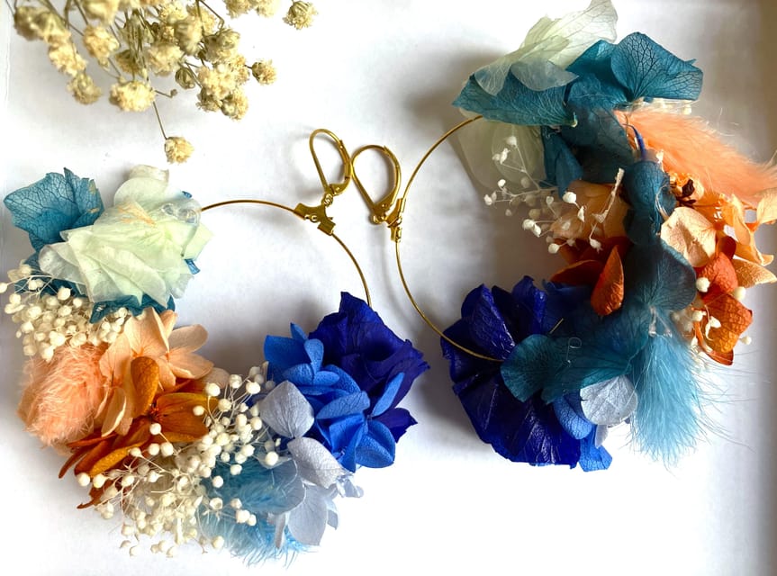 Paris: Floral Earrings workshop - Materials: the fun part (and how to pick without getting stuck)