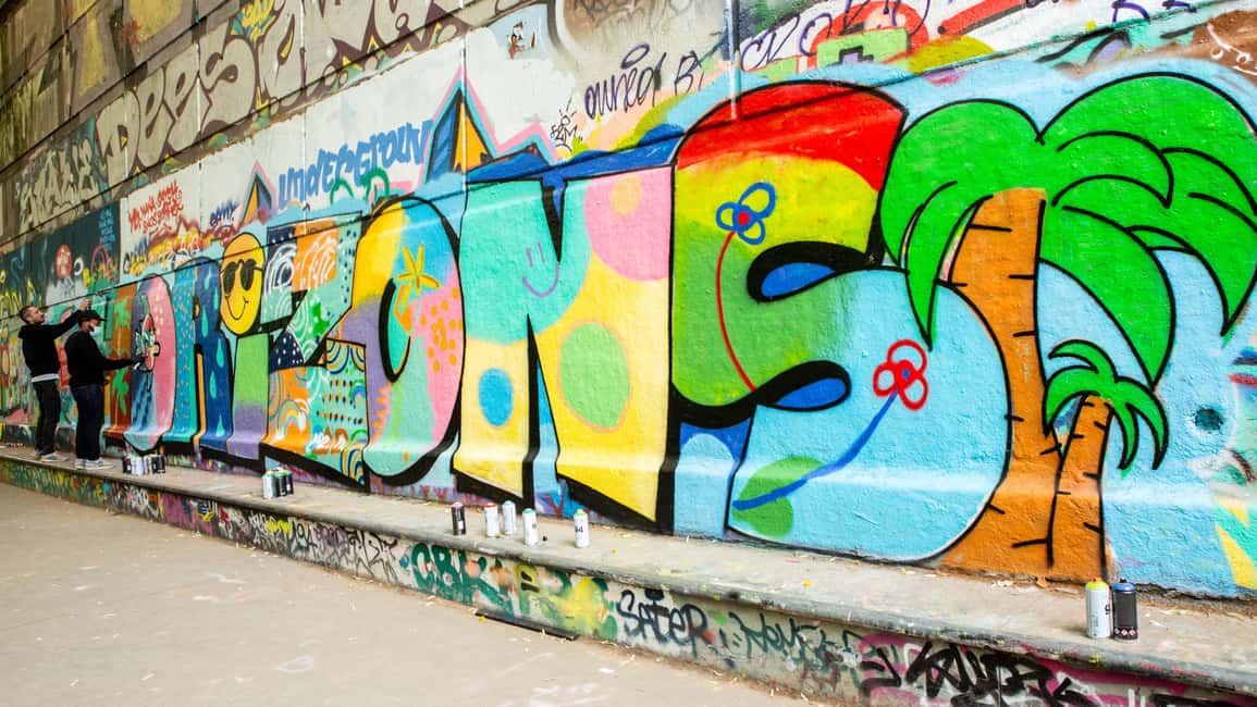 Paris: Graffiti and Street Art Workshop - Finding Café Poinçon and showing up ready to paint