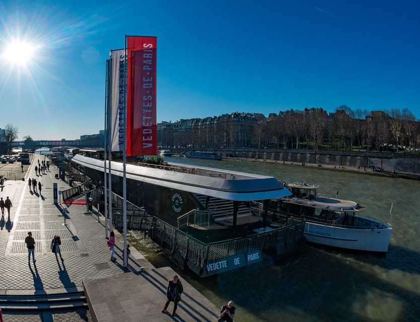 Paris: Live Guided Cruise with Crepe and Soft Drink - What you get for $28: value check that makes sense