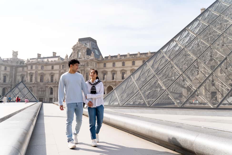Paris: Louvre photoshoot or Seine bridges Eiffel Tower walk - How Posing and Direction Work (Without Making It Awkward)