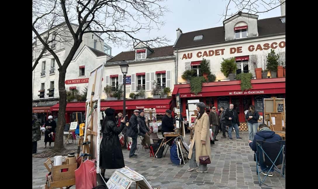 Paris: Montmartre Tour with Sacré-Cœur (Wine Tasting Option) - Montmartre’s bohemian backstory, told street by street