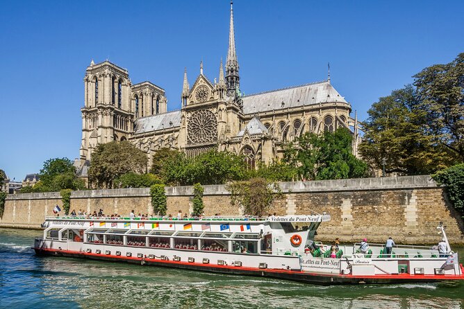 Paris - One Hour Seine River Cruise with Recorded Commentary - Where You Board: Port de la Bourdonnais and Easy Metro Access