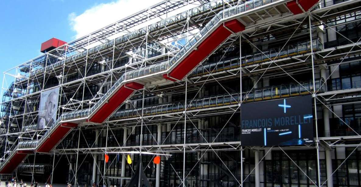 Paris: Pompidou Centre Private Guided Tour - The Pompidou building as the main attraction (during reconstruction)