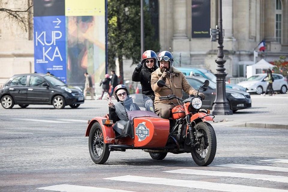 Paris Premium & Private Highlights city tour on Sidecar - Meeting near Saint-Germain-des-Prés: find your retro ride quickly