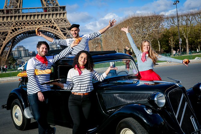 Paris Private Guided Tour in a Vintage Car with Driver - Eiffel Tower Stop: Views, Photos, and What You’ll Learn in 10 Minutes