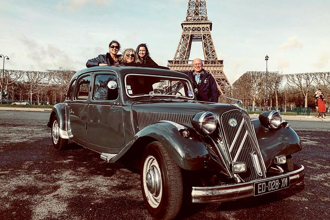 Paris Private Guided Tour in a Vintage Car with Driver - Triomphe, Roundabouts, and the Paris Driving Texture