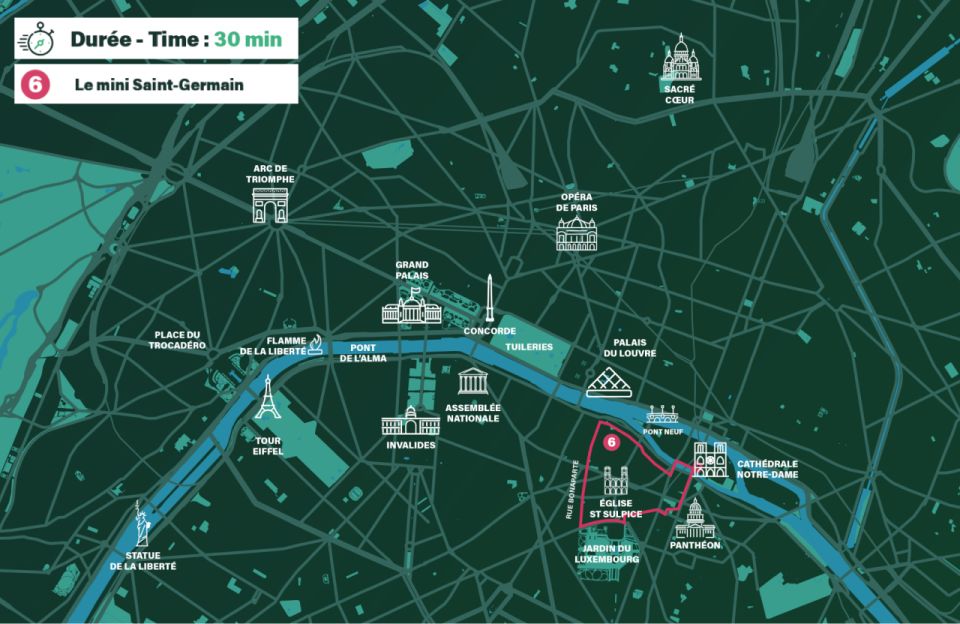 Paris : Private guided tour Rickshaw bike - Saint-Germain - Guides and Languages: Easy Communication