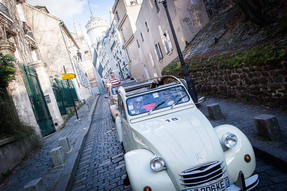 Paris: Private little-known places tour in Citroën 2CV 2h - Key things to know before you book this 2CV tour