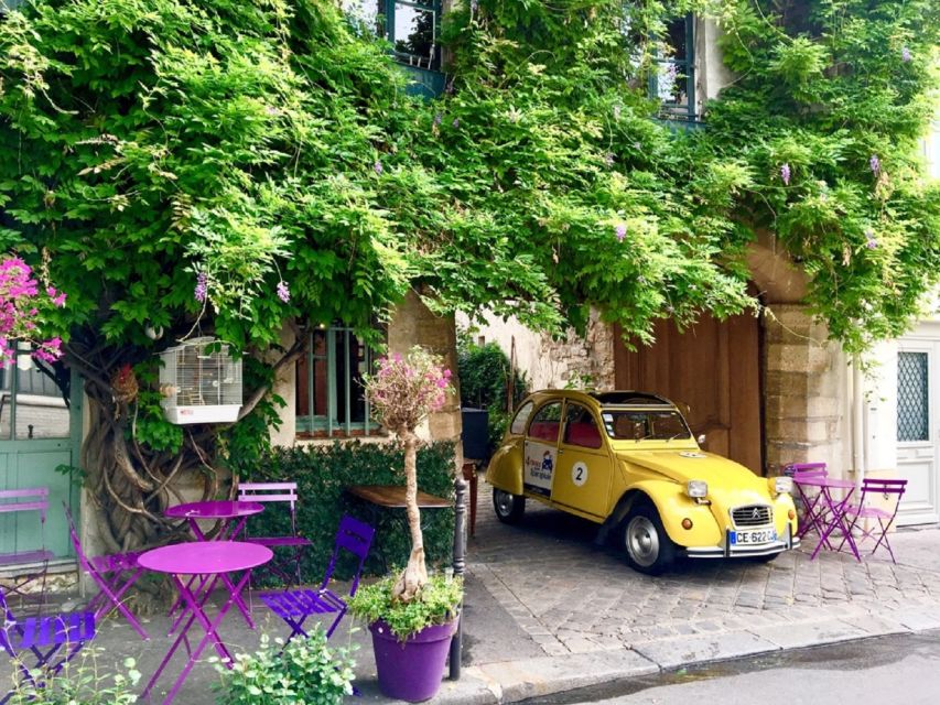 Paris: Private little-known places tour in Citroën 2CV 2h - The 2-hour plan: 1 hour of sights, a photo stop, then guided time