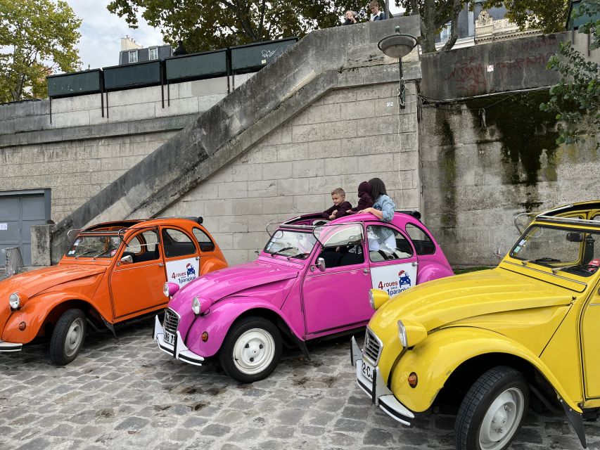 Paris: Private Sightseeing Tour in Citroën 2CV - Eiffel Tower and Louvre photo stops without the usual hassle