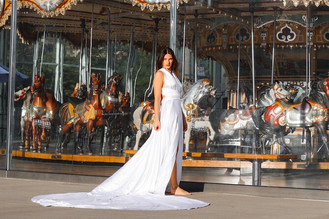 Paris: Professional Flying-Dress Photoshoot @jonadress - The Photo Results: 15 Lightly Edited Photos Plus a Video