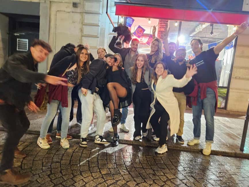 Paris: Pub Crawl with Shots and Nightclub Entry - Bar stops with free shots and happy-hour drink deals