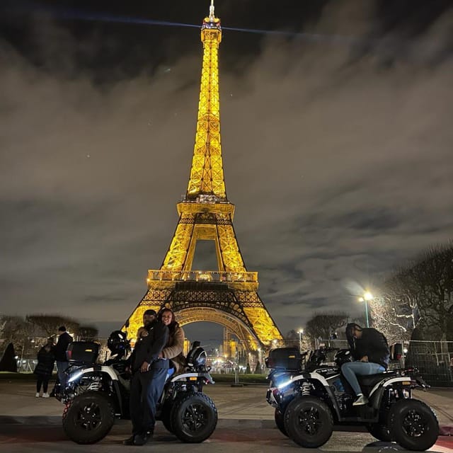 Paris: Sightseeing Electric Quad Tour - Your Safety Kit: Helmet, Gloves, and the Hair Charlotte