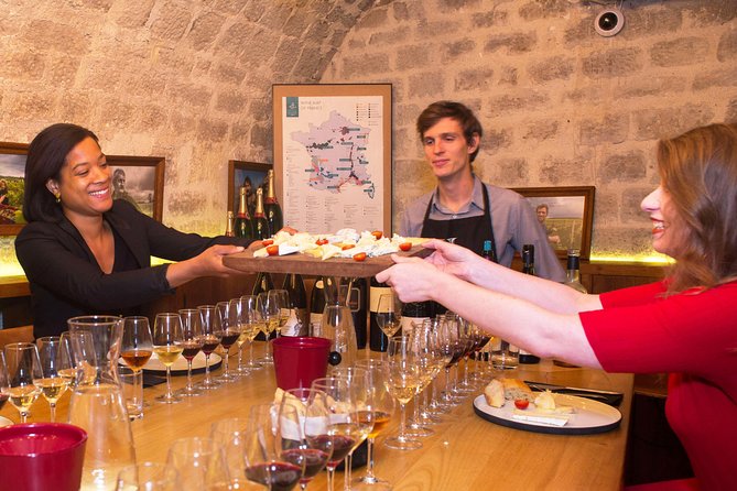 Paris - Ten Wines and Ten Cheeses Tasting in a Royal Cellar - What you get besides the tasting: Les Caves du Louvre admission