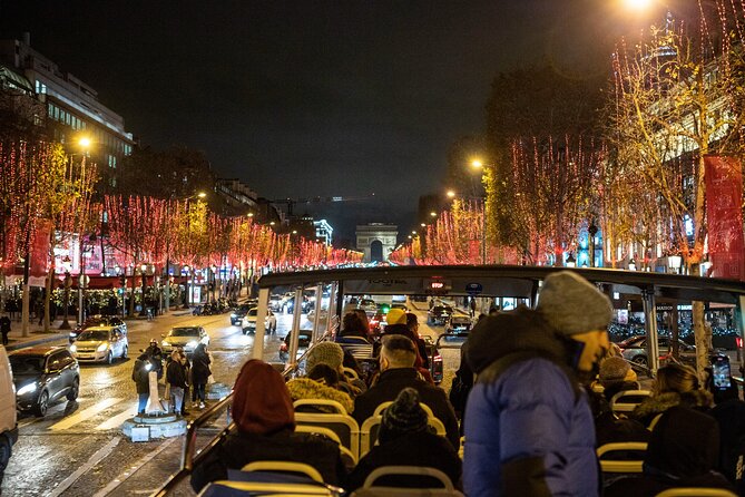 Paris Tootbus Festive Christmas Lights Tour - Champs-Élysées and Arc de Triomphe: The Classic Paris Stretch