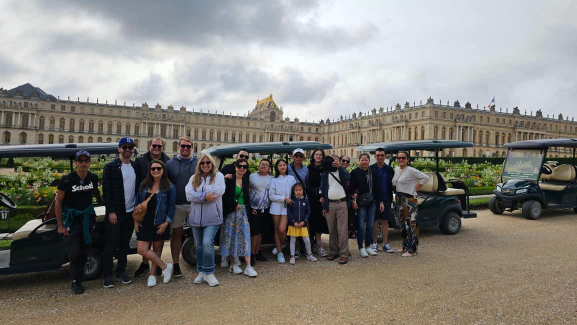 Paris: Versailles Golf Cart & Bike Tour with Palace Entry - Versailles, With Less Leg Burn: Golf Carts to Beat the Crowds