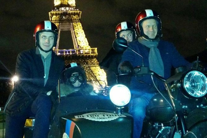 Paris Vintage Tour by Night on a Sidecar with Champagne - Les Invalides and the Saint-Germain wrap-up