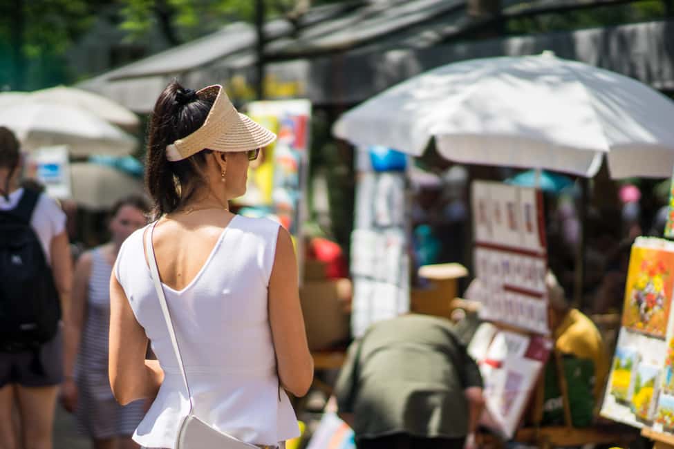 Paris: Walking Tour of Montmartre - Place du Tertre: open-air art energy and real neighborhood life
