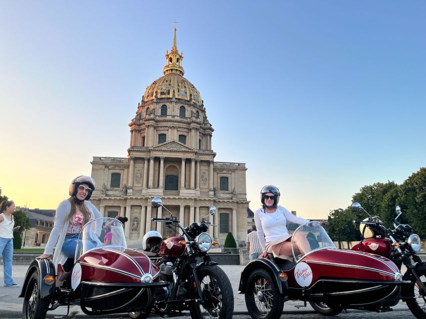 Premium Paris Monuments Tour - Why a vintage sidecar works for Paris monuments at night