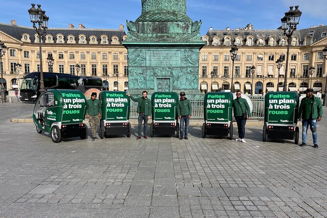 Private City-Tour by rickshaw bike in Paris : The "Napoléon" - The Napoléon: a quick, personal way to see central Paris