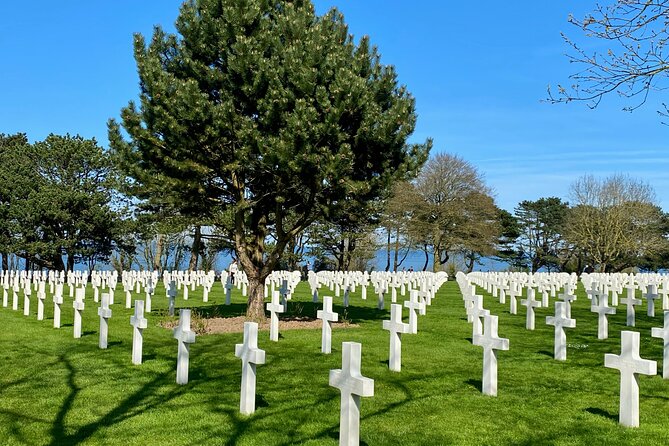 Private Normandy D-Day Live guided Top 6 Sites trip from Paris - Omaha’s emotional order: American Cemetery first, then the museum
