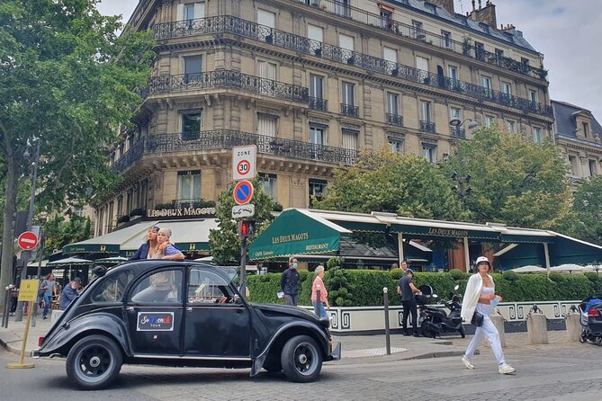 Private ride in a Citroën 2CV in Paris - 2h - Notre-Dame facade, Place Dauphine, and the Seine quays