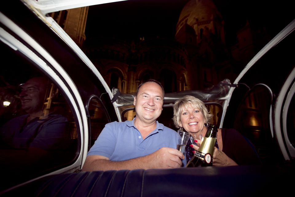 Private tour of Paris by Night with Champagne - Montmartre After Dark and Sacré-Cœur’s Big Night Presence