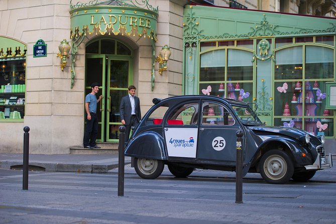 Private tour Paris 3 hours in vintage Citroën 2CV - Price and what it buys you in 3 hours