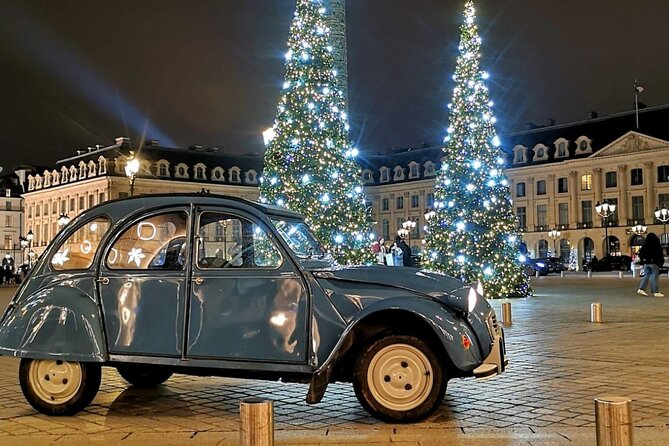 Private tour Paris Christmas lights tour 2 hours in Citroën 2CV - Why this Christmas Lights tour feels easier than walking Paris