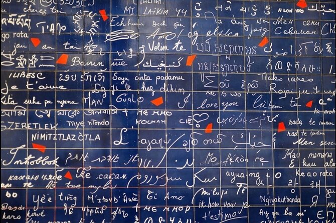 Private Walking Tour of Montmartre and Sacré-Cœur Visit - Le Mur des Je t’aime: romantic, funny, and wildly photogenic