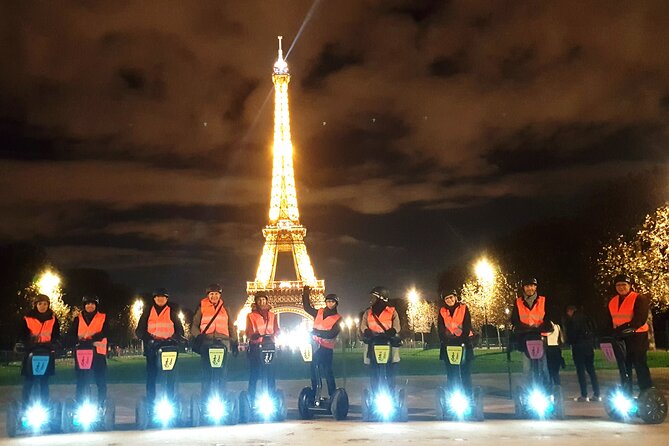 Segway by night ! Illuminated Paris - Pont Alexandre III: the best kind of transit stop