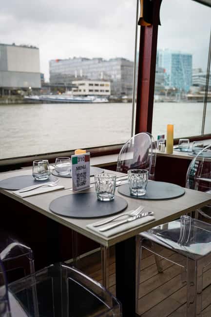 Theo Boat/Paris : Lunch Cruise on the Seine with rooftop - The Italian lunch menu: choices that cover most tastes